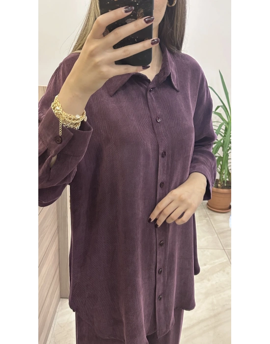 Ayd ipek Qupra takım mürdüm