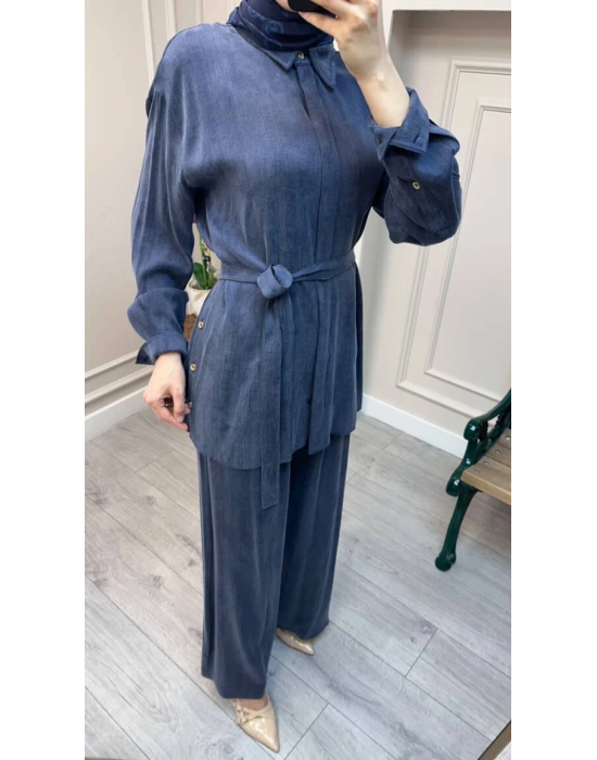 Ayd İpek Takım Lacivert