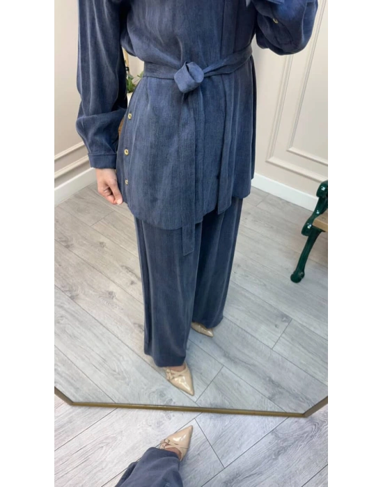 Ayd İpek Takım Lacivert