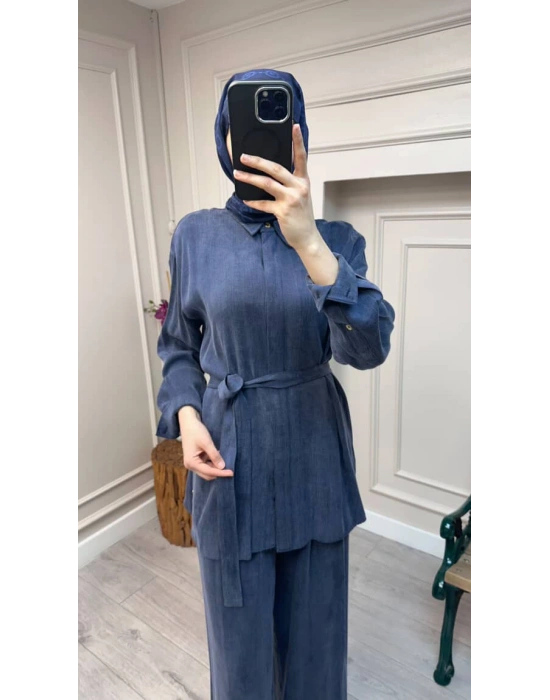 Ayd İpek Takım Lacivert