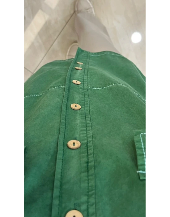 Ayd Tencel Gömlek Yeşil
