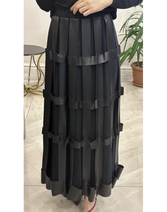 Ceremony 6609 Anjelik Kafes Etek Siyah