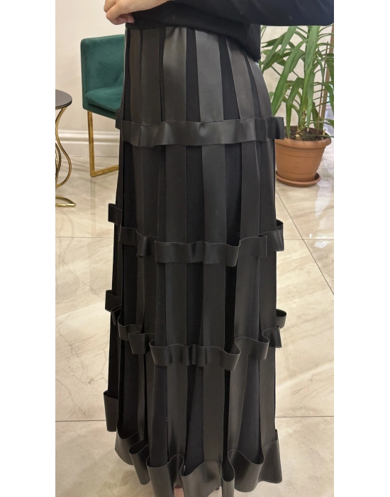 Ceremony 6609 Anjelik Kafes Etek Siyah