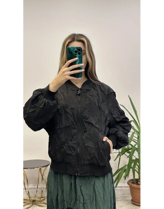 Ceremony 6852 Santana Bomber Ceket Siyah