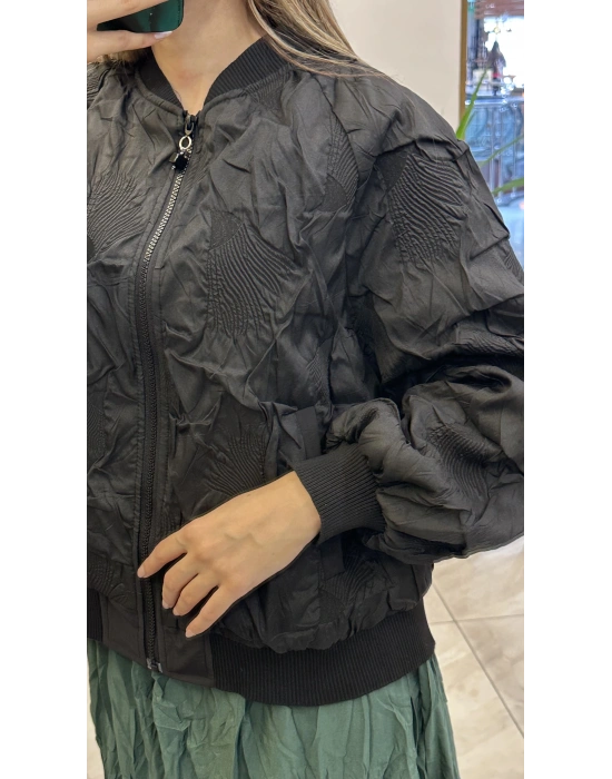 Ceremony 6852 Santana Bomber Ceket Siyah