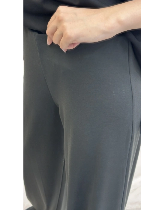 Ceremony 6326 beli lastikli bambu pantolon yeşil