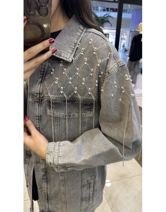 Ghisa 4YGSCKT3842 Gri Kot Ceket