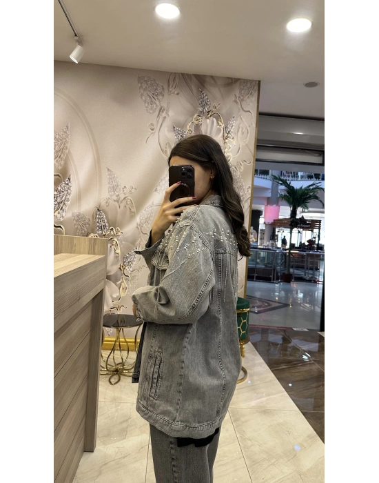 Ghisa 4YGSCKT3842 Gri Kot Ceket