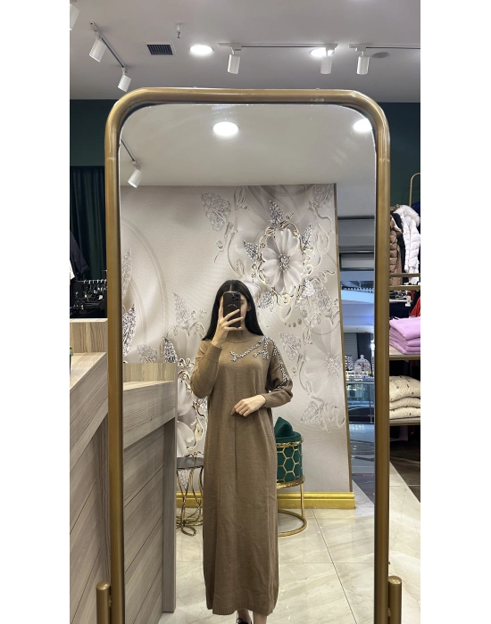 Ghisa 5GSELB4429 Elbise Kahverengi