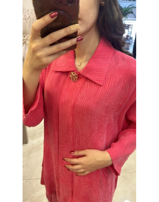 Ghisa 5KGSTKM3421 Mercan Desenli İkili Takım