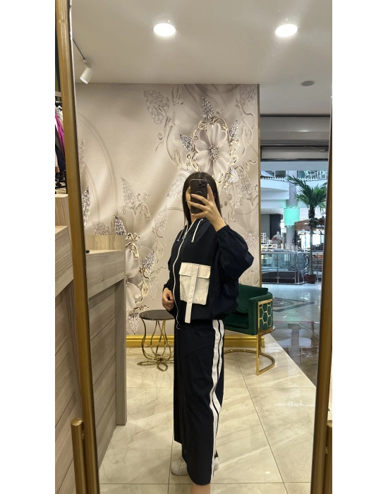 Ghisa 5KGSTKM3895 Lacivert Etekli Takım