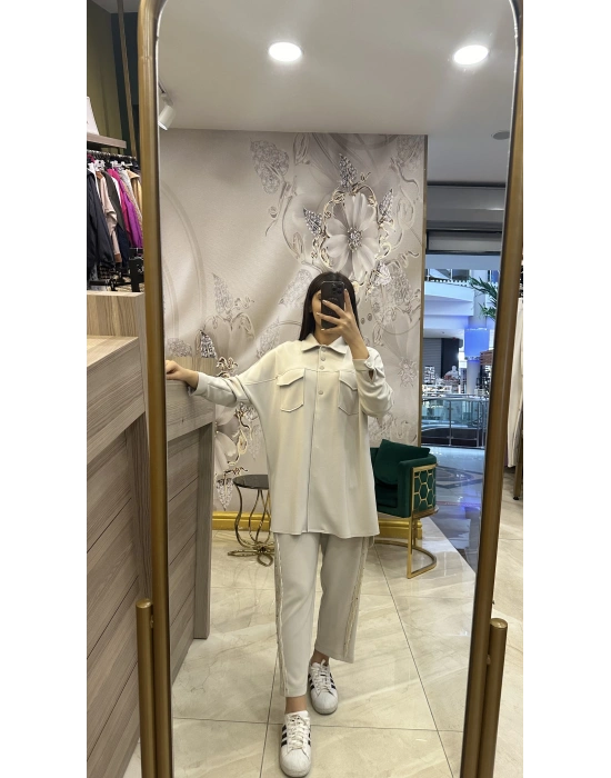 Ghisa 5KGSTKM4652 Taş Püsküllü İkili Takım