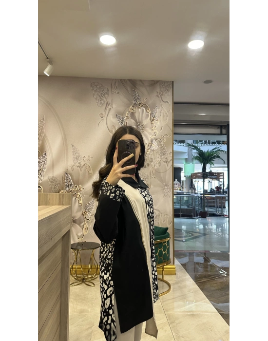 Ghisa 5KGSTNK4799 Siyah-Bej Gömlek