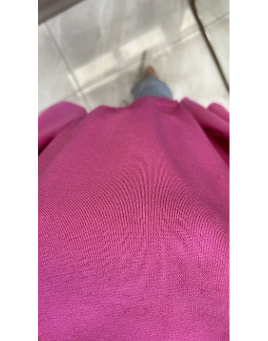 Ghisa 5KOBTNK4689 pembe Tül Detaylı Merserize Tunik