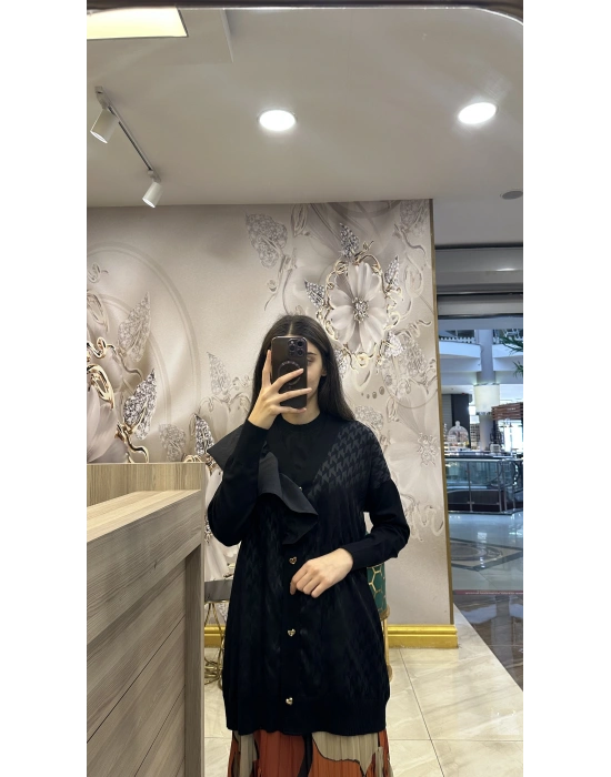 Ghisa 5KÖRHRK3603 Hırka Siyah