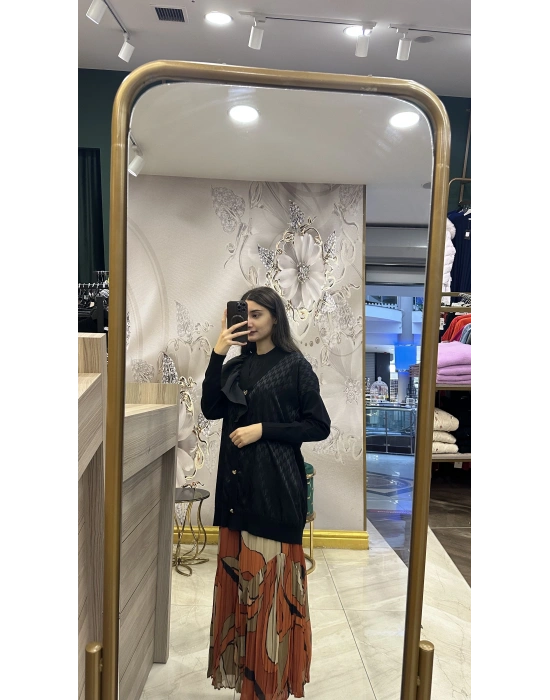 Ghisa 5KÖRHRK3603 Hırka Siyah