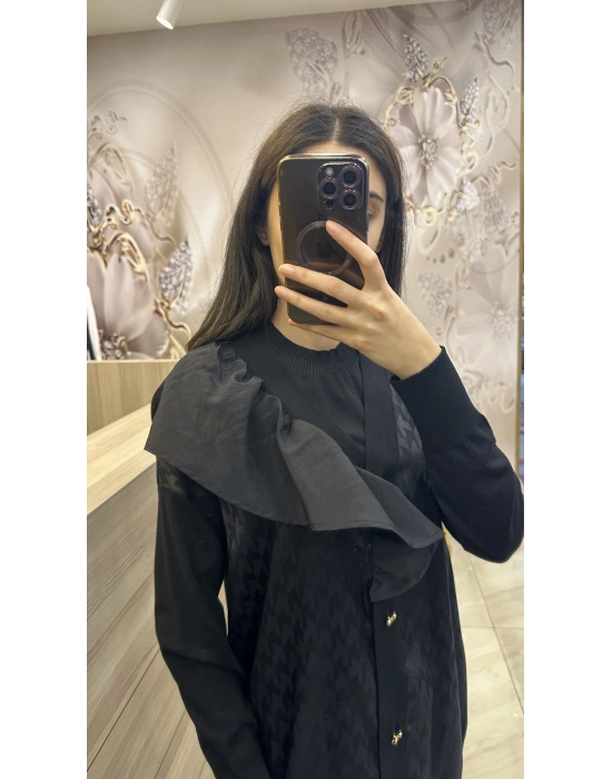 Ghisa 5KÖRHRK3603 Hırka Siyah