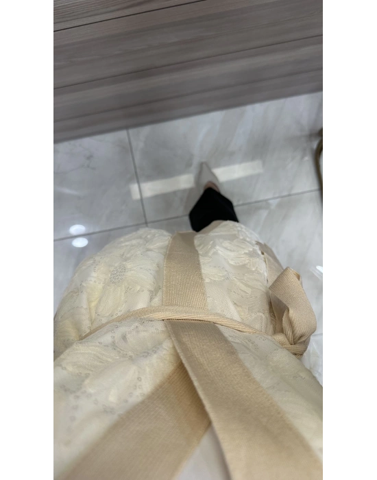 Ghisa 5KÖRHRK3942 Krem Tül Hırka