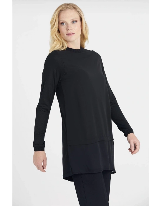 Ghisa Uzun kollu İçlik Siyah