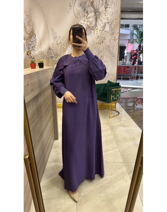 İnvee 6935 Elbise Mor