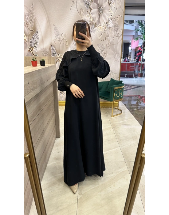 İnvee 6935 Elbise Siyah