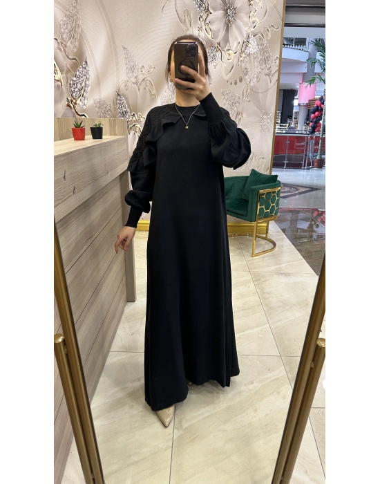 İnvee 6935 Elbise Siyah