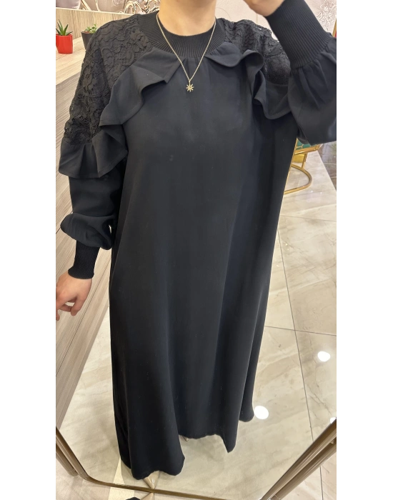 İnvee 6935 Elbise Siyah