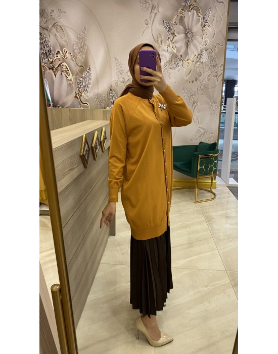 İnvee Yusufçuk Hardal Hırka