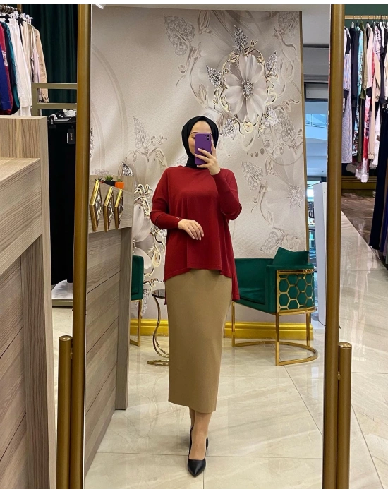 İnvee Evaze Tunik Ayva 5879