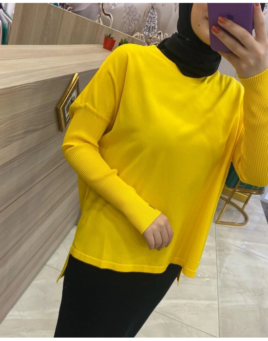 İnvee Evaze Tunik Sarı 5879