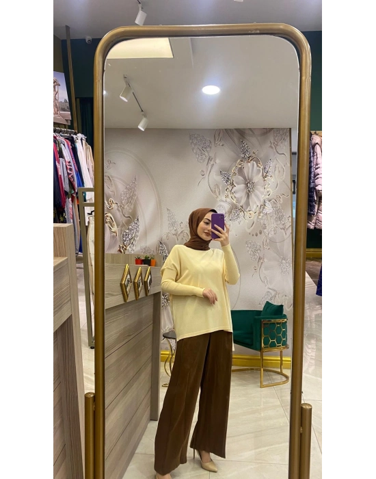 İnvee Evaze Tunik Vanilya 5879