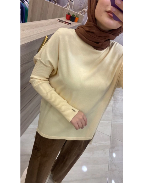 İnvee Evaze Tunik Vanilya 5879