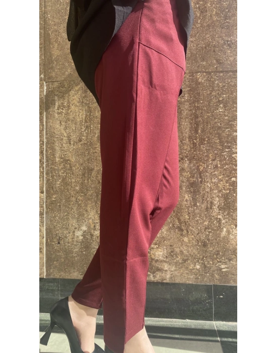 İnvee Havuç Pantolon Bordo