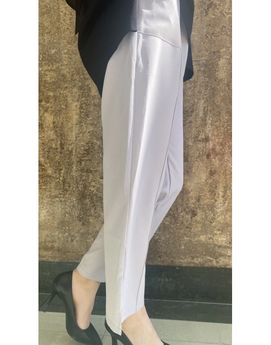 İnvee Havuç Pantolon Gümüş