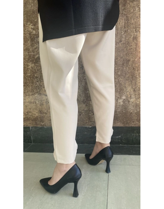 İnvee Havuç Pantolon Vanilya