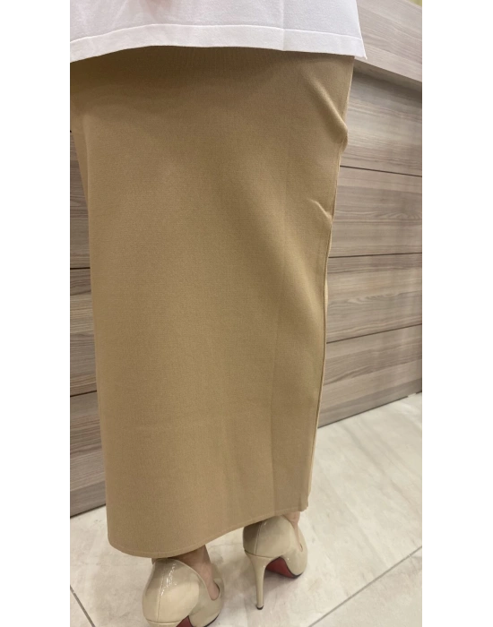 İnvee Merserize Camel Etek