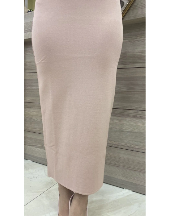 İnvee Merserize Etek somon