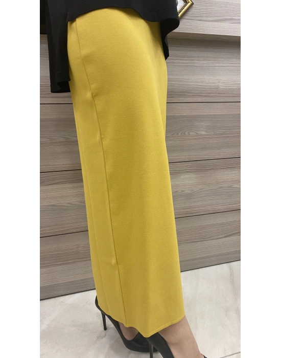 İnvee Merserize Etek Safran