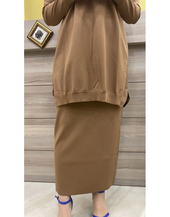 İnvee Merserize Etek Toprak