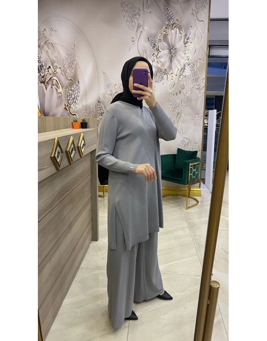 İnvee Merserize Gri pantolon