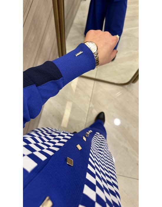 İnvee Merserize Hırka Saks