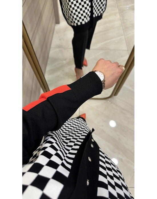 İnvee Merserize Hırka Siyah