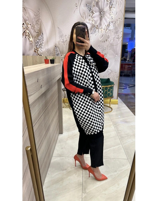 İnvee Merserize Hırka Siyah