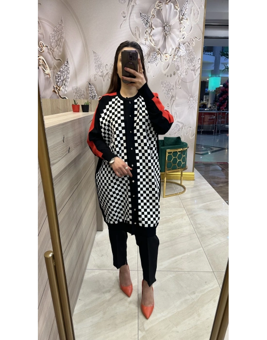 İnvee Merserize Hırka Siyah