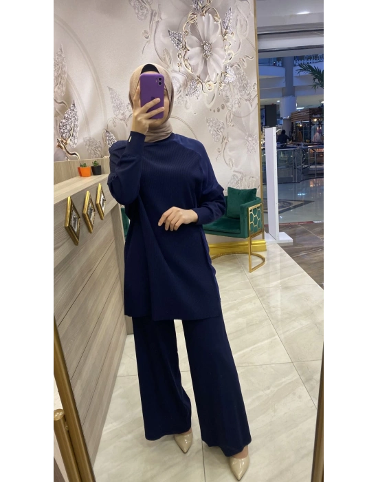 İnvee Merserize pantolon Lacivert