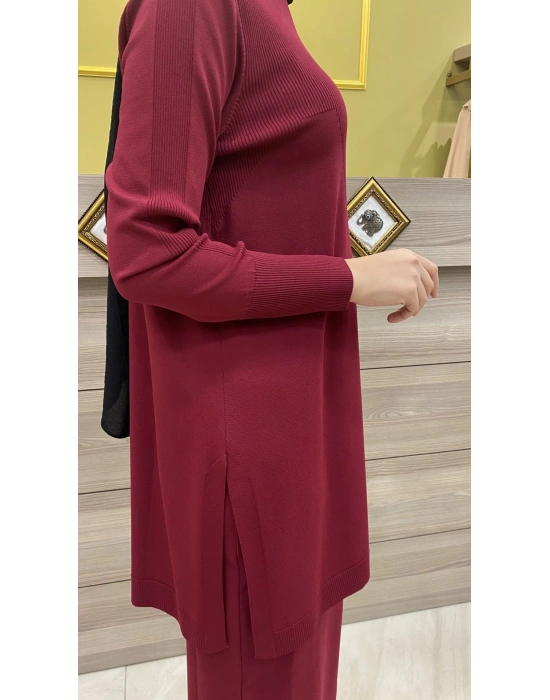 İnvee Merserize Tunik Bordo