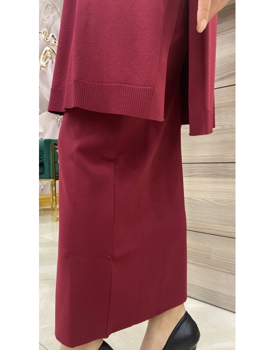 İnvee Merserize Tunik Bordo