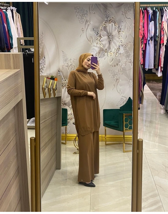 İnvee Tarçın Triko Pantolon