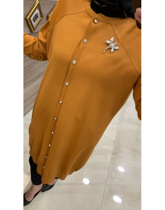 İnvee Yusufçuk Hırka Hardal 6283