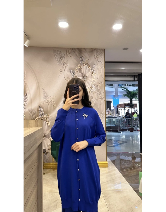 İnvee Yusufçuk Hırka Saks